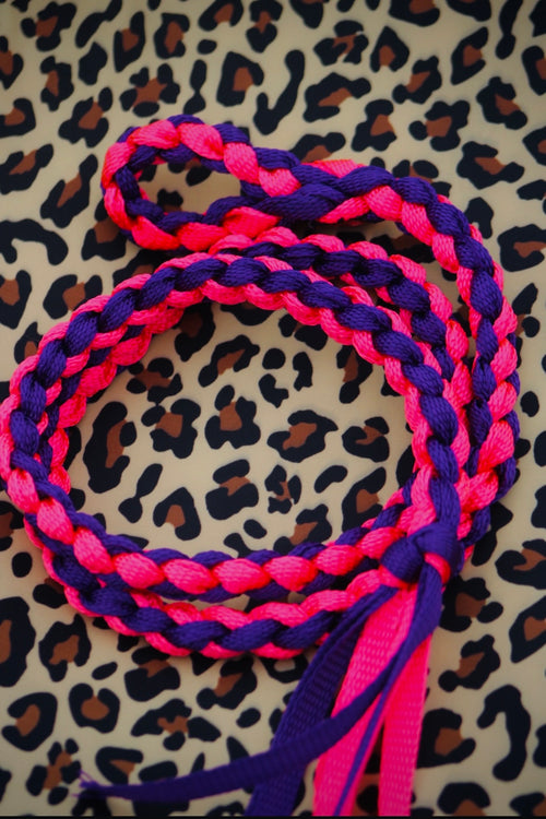 Hot pink and purple over& under