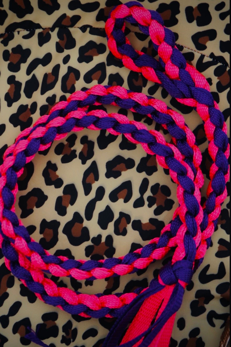 Hot pink and purple over& under